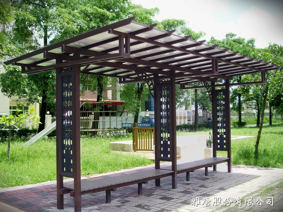 遮陽涼亭設計-公園涼亭建造