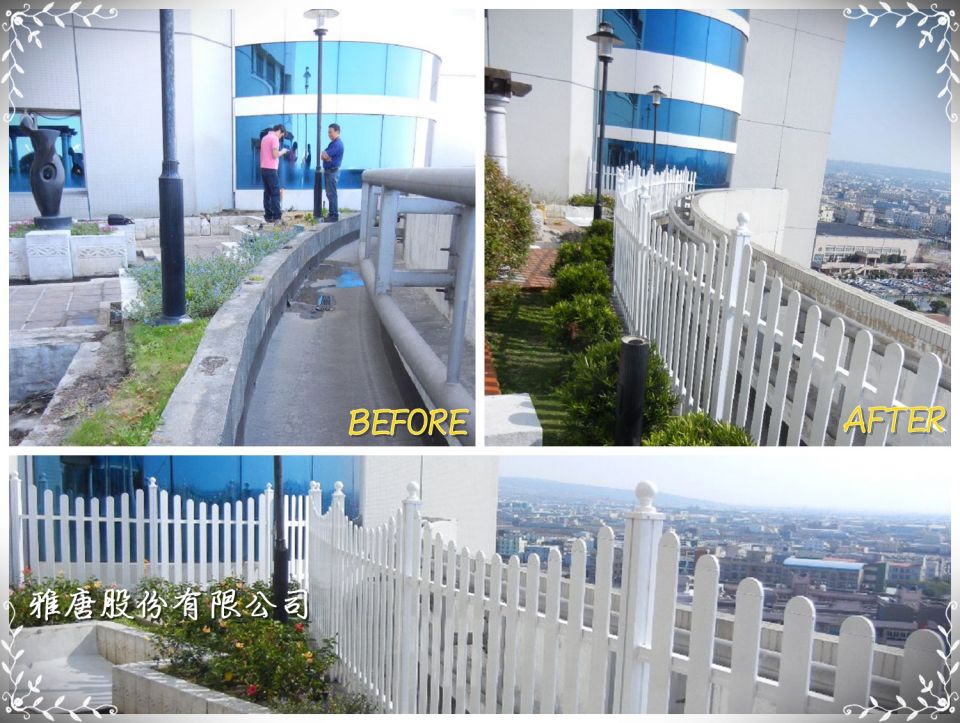 台中童綜合醫院頂樓美觀圍籬-雅唐設計