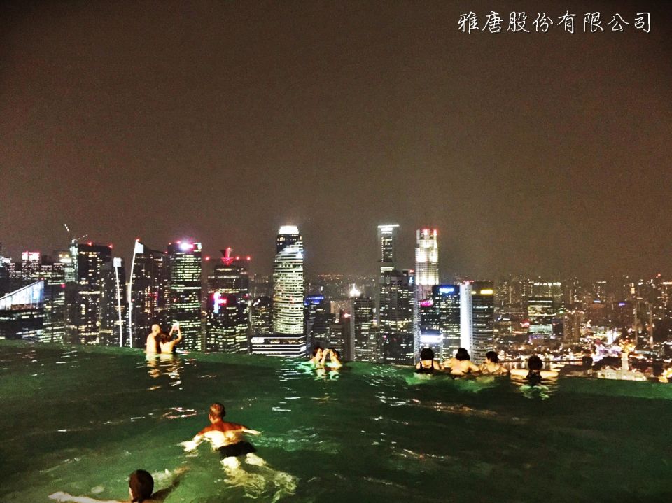 金沙酒店無邊際泳池｜台中採光罩特派員新加坡考察的歡樂時光